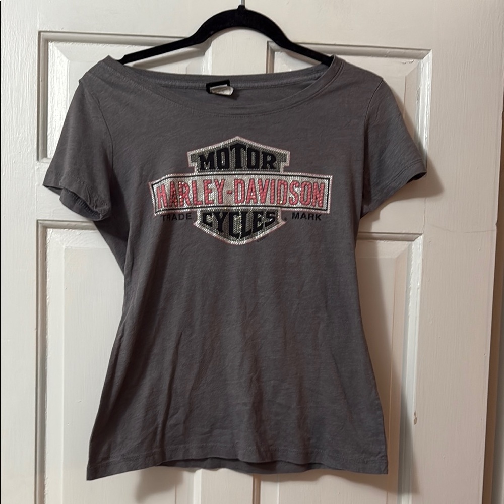 Harley-Davidson Gray Short Sleeve Tee